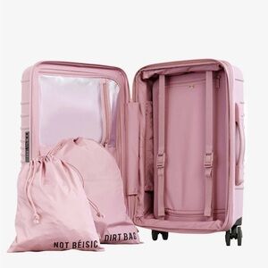 Beis Pink Luggage Set with Dust Bags